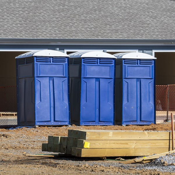 is there a specific order in which to place multiple porta potties in Johnson City